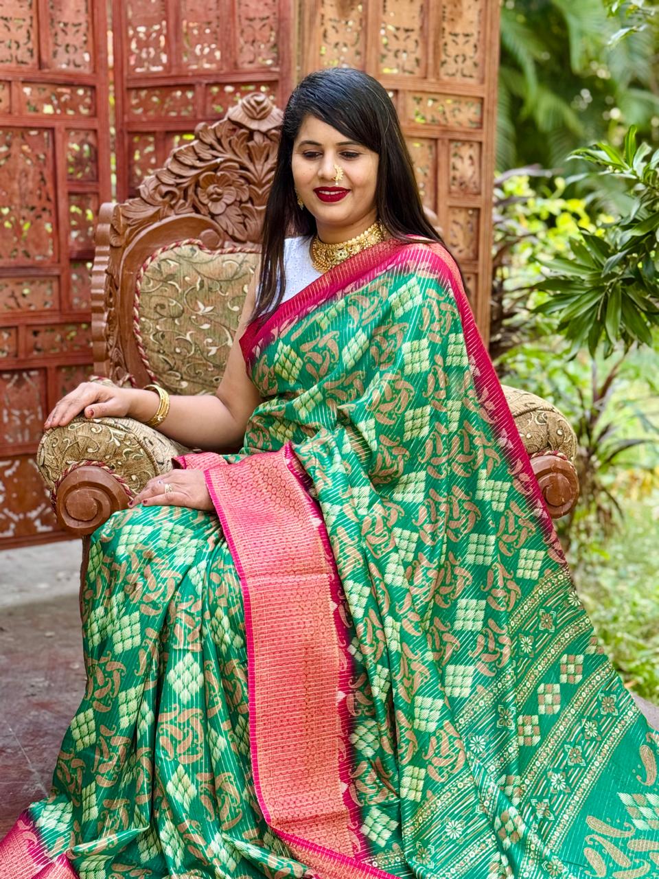 New Design Digital Printed Soft Cotton Saree