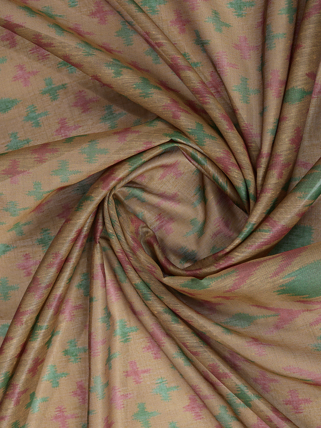 Multi Colour Chanderi Cotton Saree With Digital Printed Work