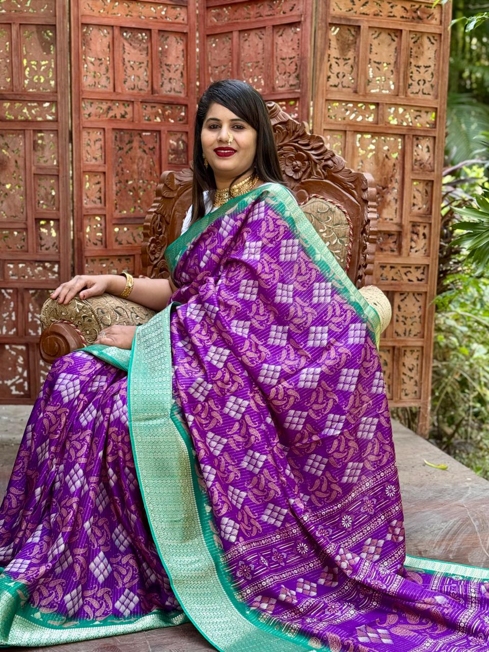 New Design Digital Printed Soft Cotton Saree