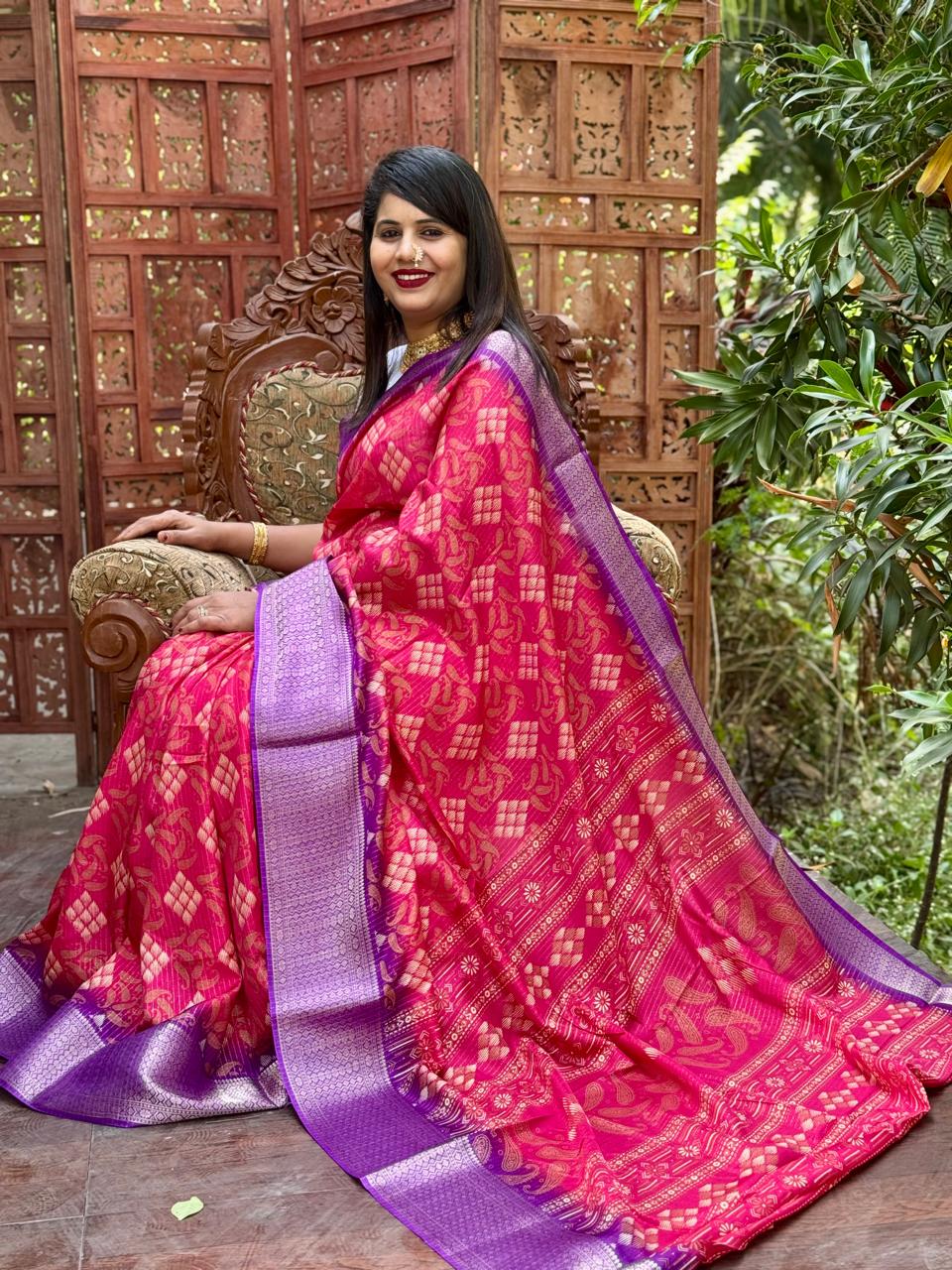New Design Digital Printed Soft Cotton Saree