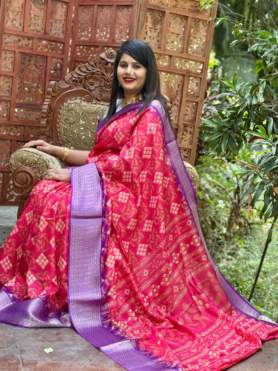 New Design Digital Printed Soft Cotton Saree