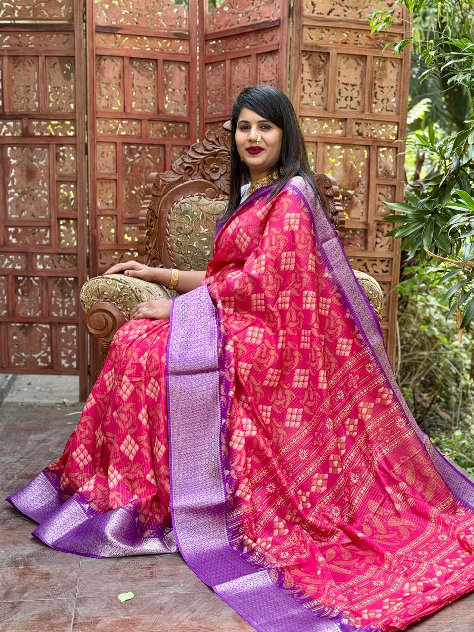 New Design Digital Printed Soft Cotton Saree