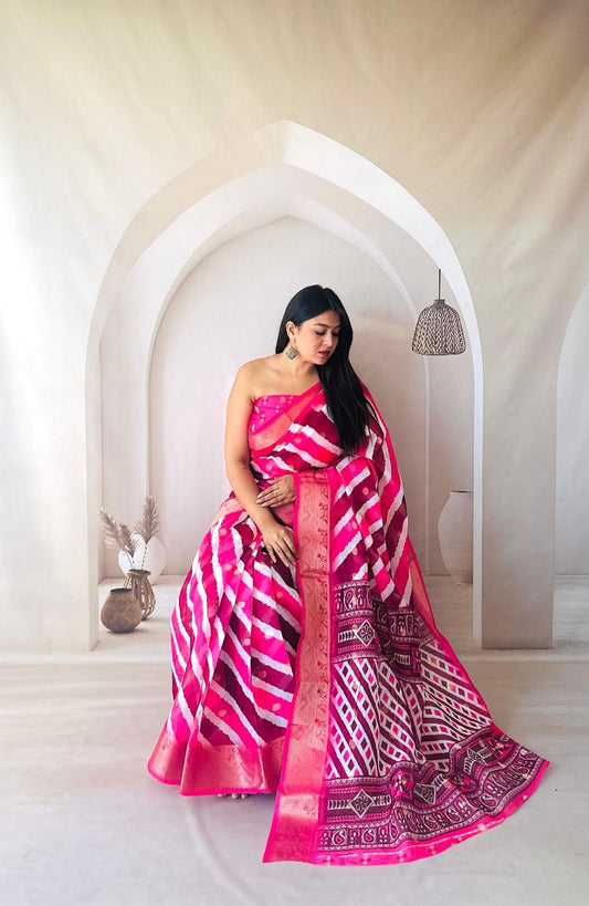 Soft Dola Silk Saree With Digital Printed Work