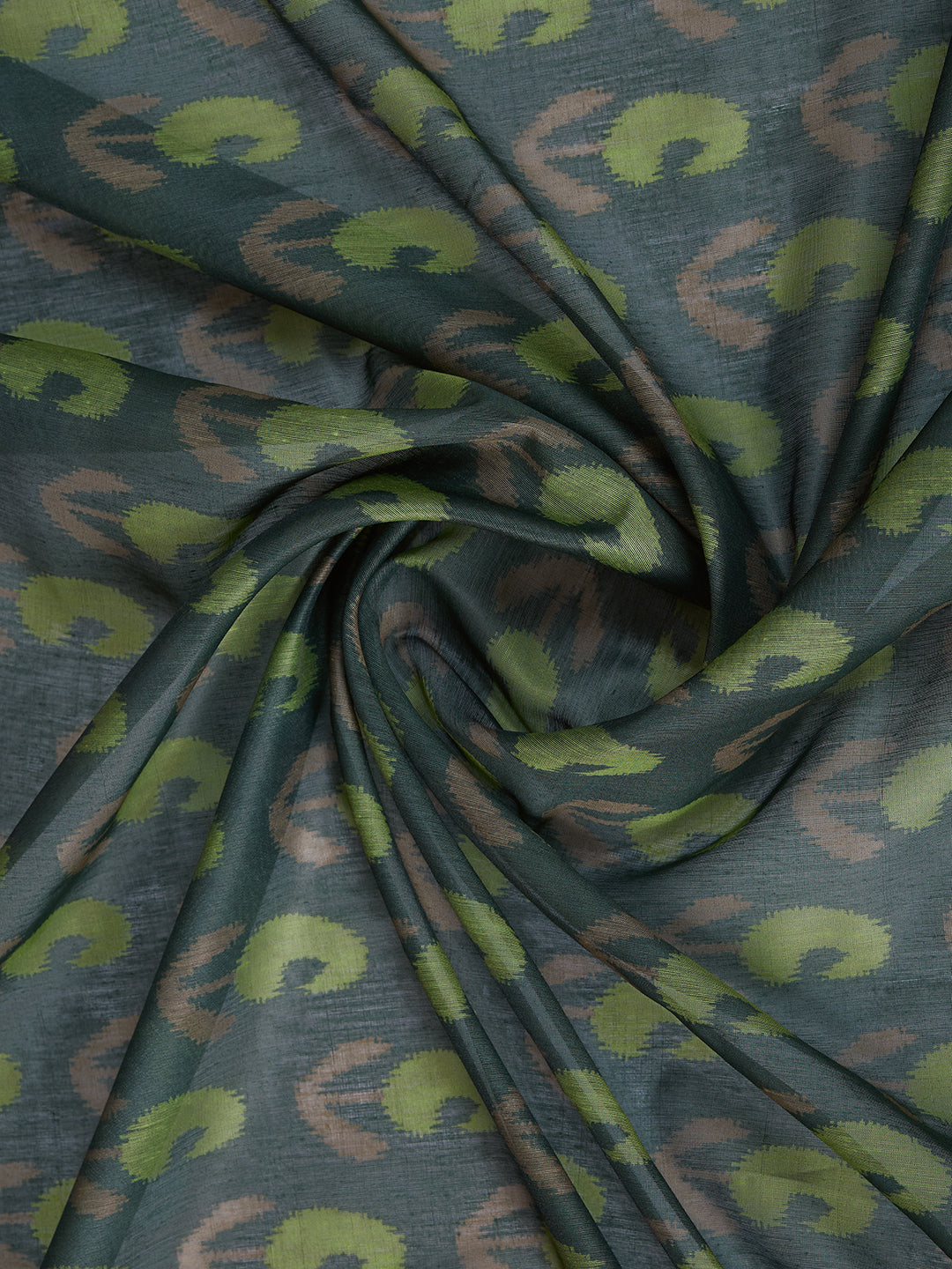 Multi Colour Chanderi Cotton Saree With Digital Printed Work