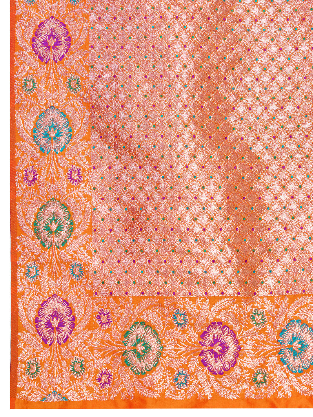 Traditional Yellow Color Jacquard Silk Saree With Zari Work