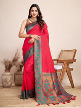 Traditional Paithani Silk Jacquard Saree