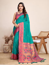 Traditional Paithani Silk Jacquard Saree